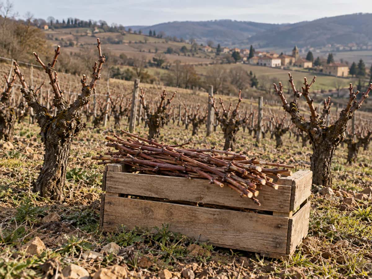 The secret life of a vine shoot in Beaujolais