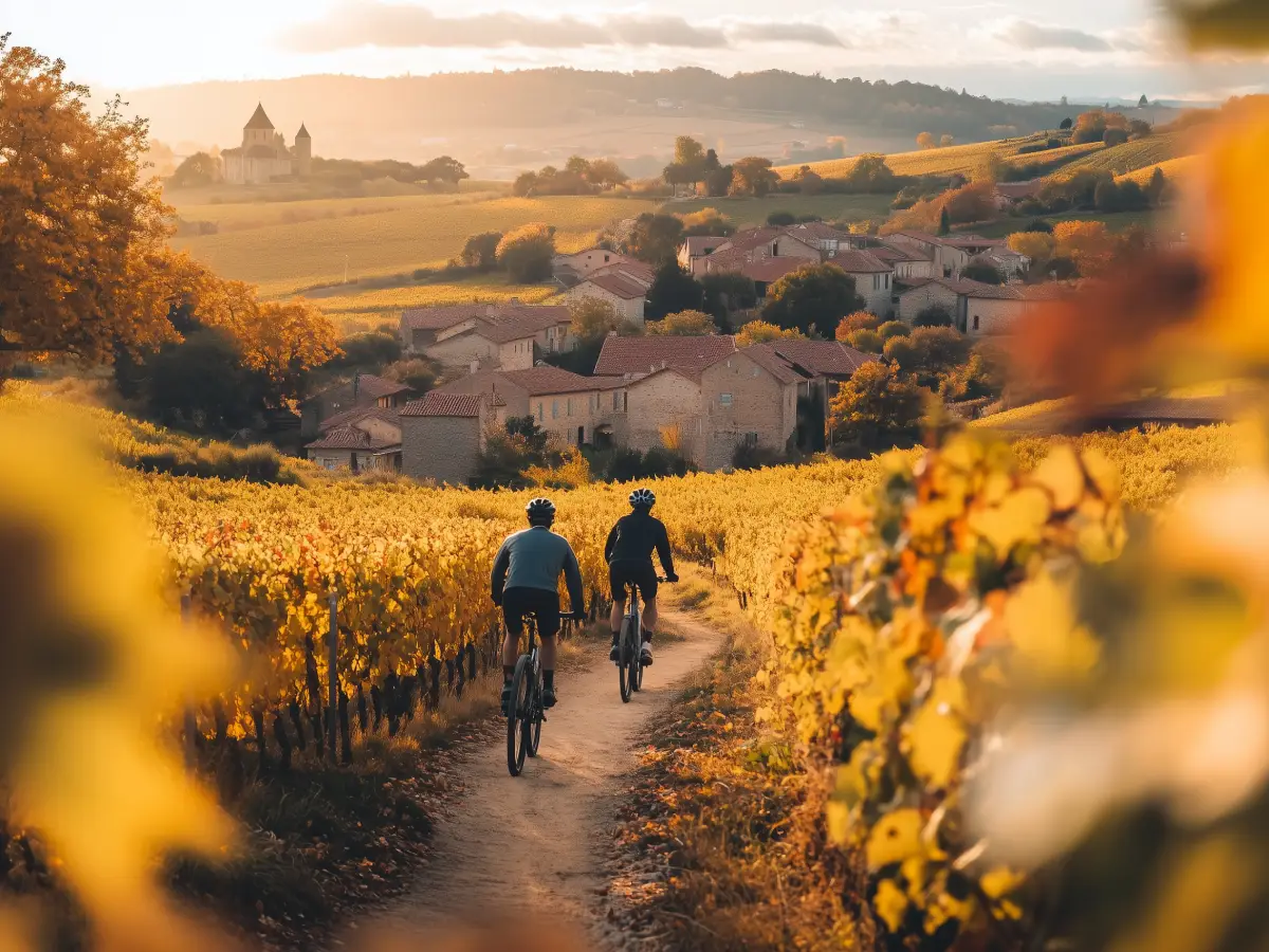 Savor every mile while cycling and tasting wine in Beaujolais